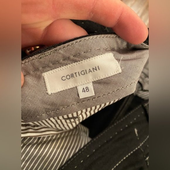 SOLD Cortigiani Italian Luxury Wool Jean-Style Pants - Picture 2 of 16